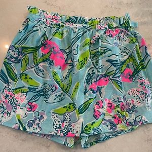 Girls Lilly Pulitzer Karla Skort Bali Blue Sway This Way